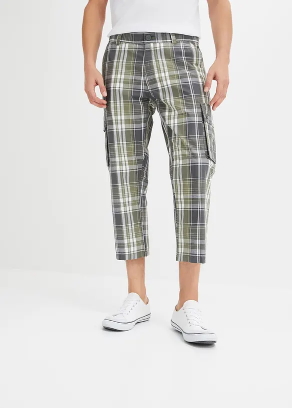 Pantalon cargo 7/8 Loose Fit, Straight, bonprix