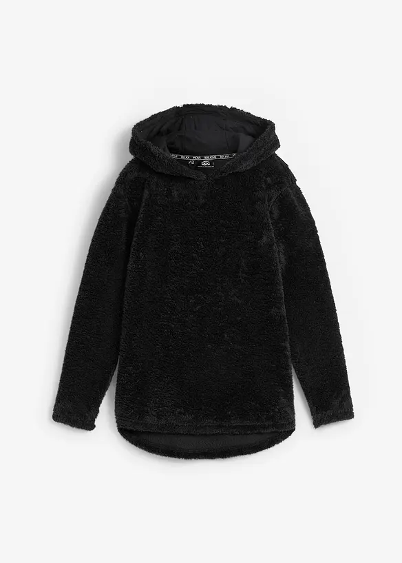 Loungewear Kuschel-Fleece Longpullover, Oversized, bonprix