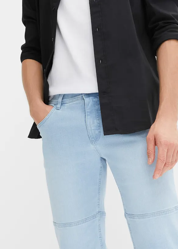 Long bermuda en jean, Regular Fit, bonprix