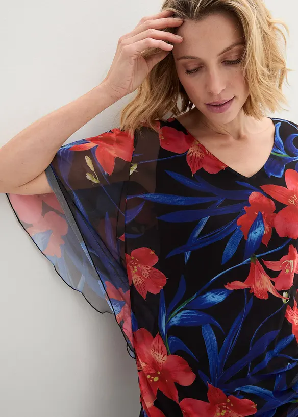 Shirt-Tunika aus Mesh, bonprix