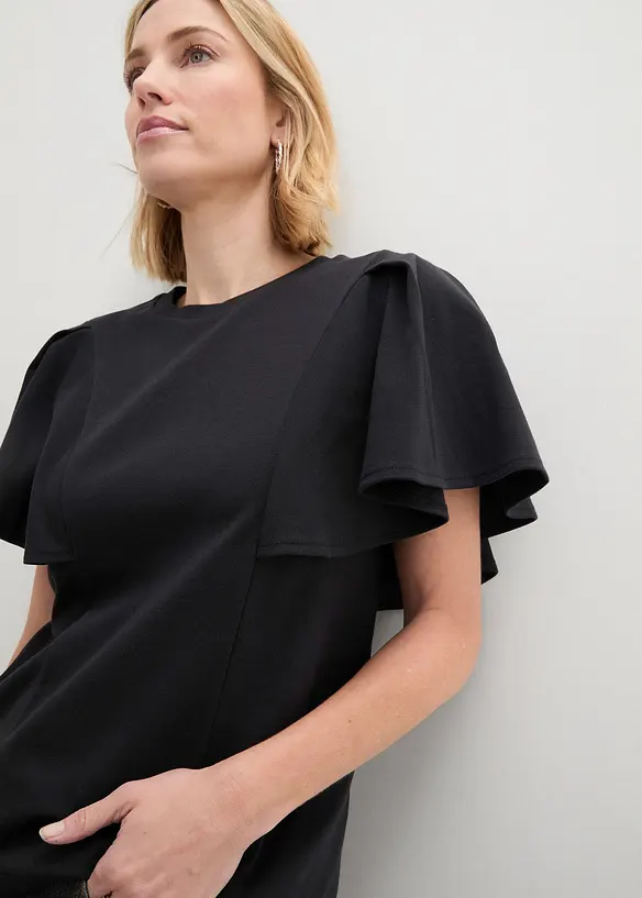 Shirt mit Cape-Sleeves, bonprix