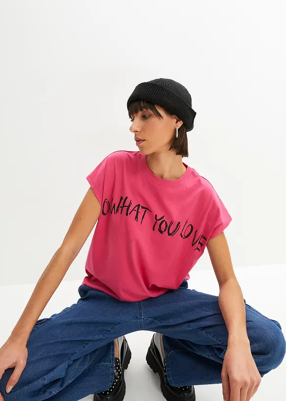 Oversize-Shirt aus reiner Baumwolle, bonprix