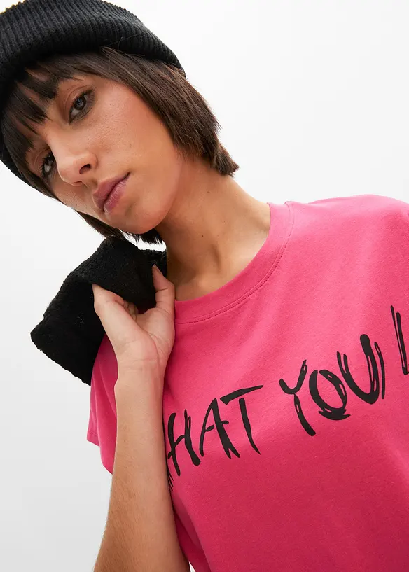 Oversize-Shirt aus reiner Baumwolle, bonprix