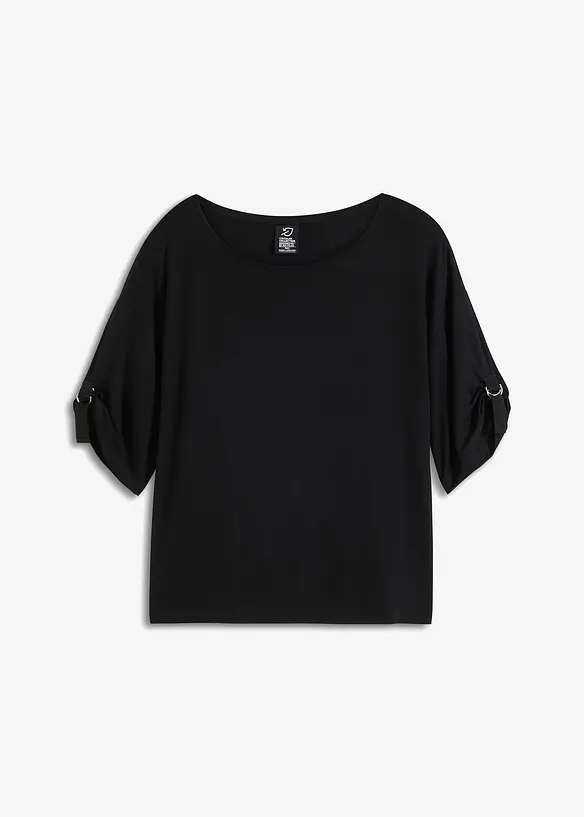 T-Shirt mit U-Boot-Ausschnitt, bonprix