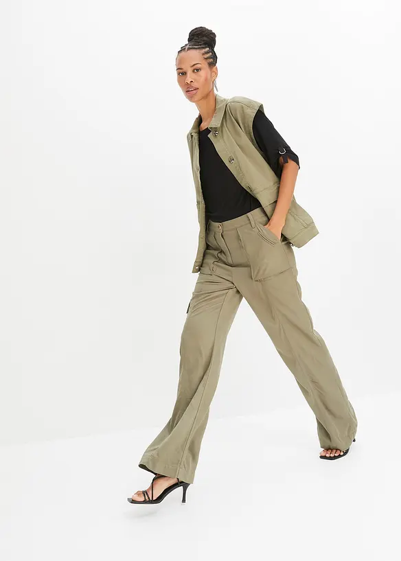 T-Shirt mit U-Boot-Ausschnitt, bonprix
