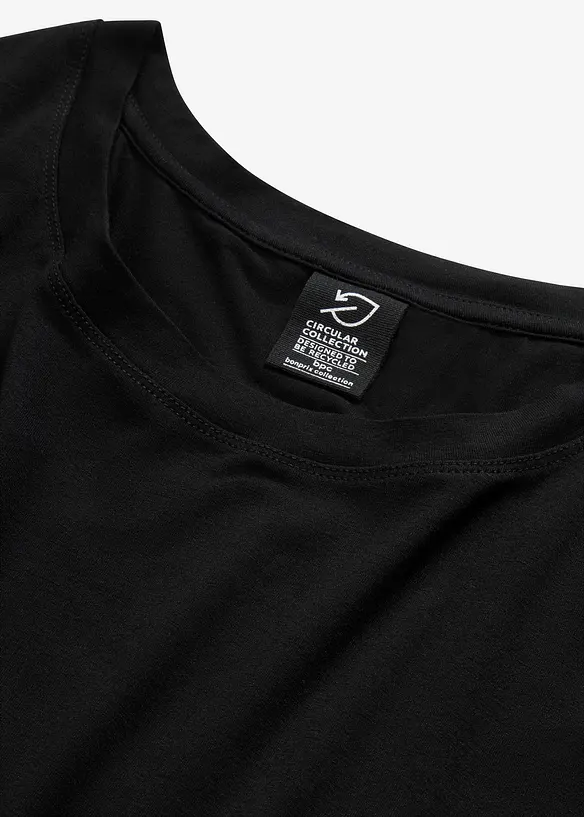 Oversize-Shirt aus fließender Viskose, bonprix