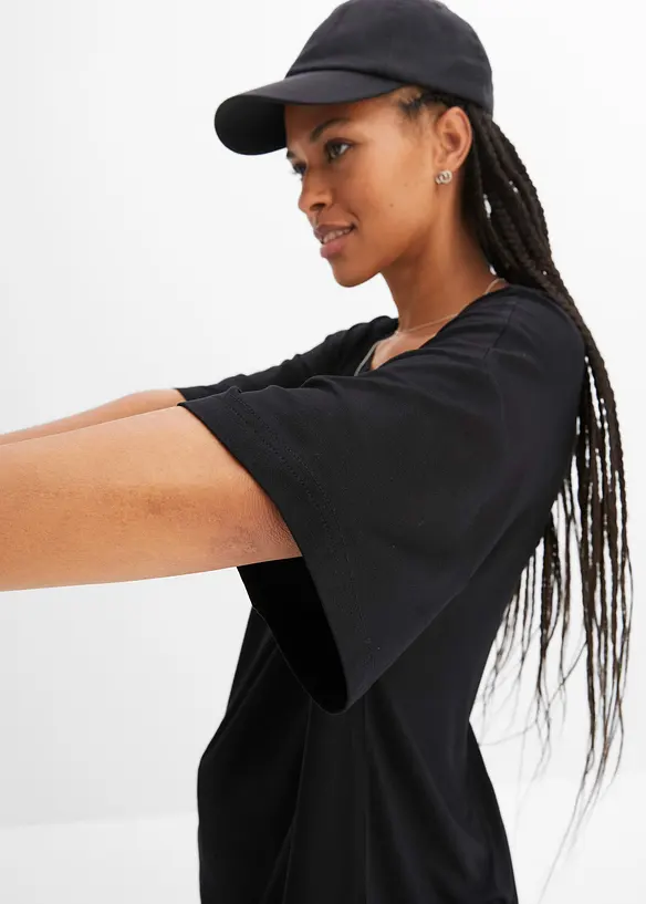 Oversize-Shirt aus fließender Viskose, bonprix