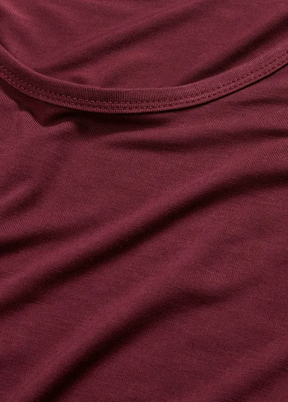 Rundhalsshirt aus softer Viskose, bonprix