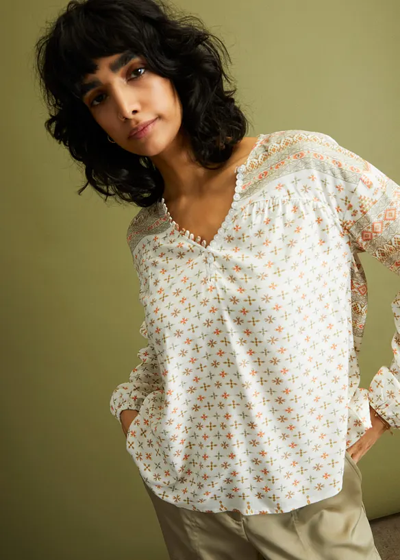 Blouse en viscose fluide, bonprix