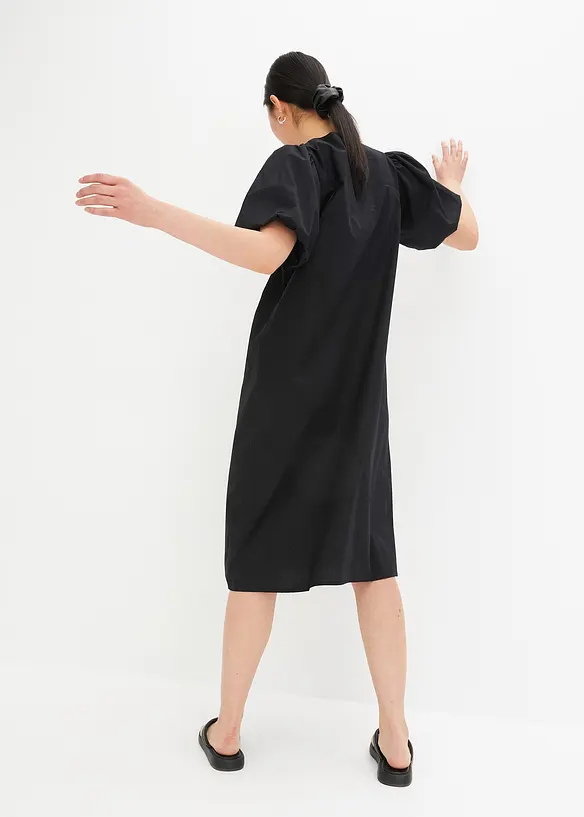 Robe midi tissée en coton, bonprix
