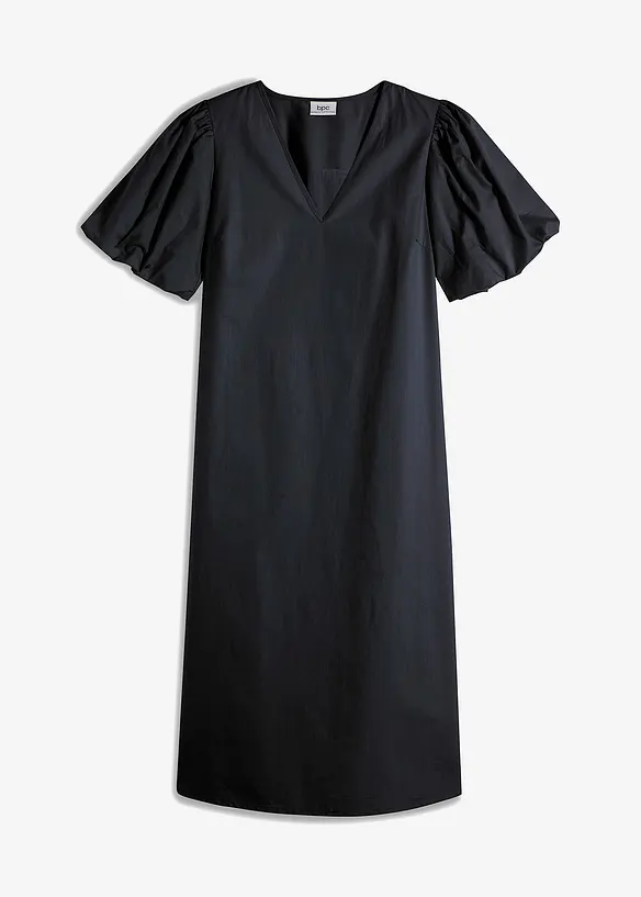Robe midi tissée en coton, bonprix