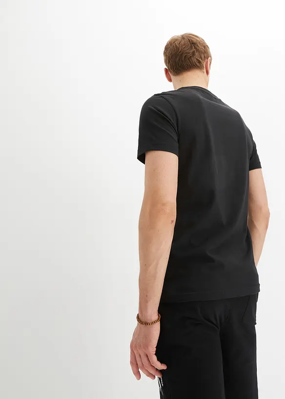 T-shirt Slim 100% coton, bonprix
