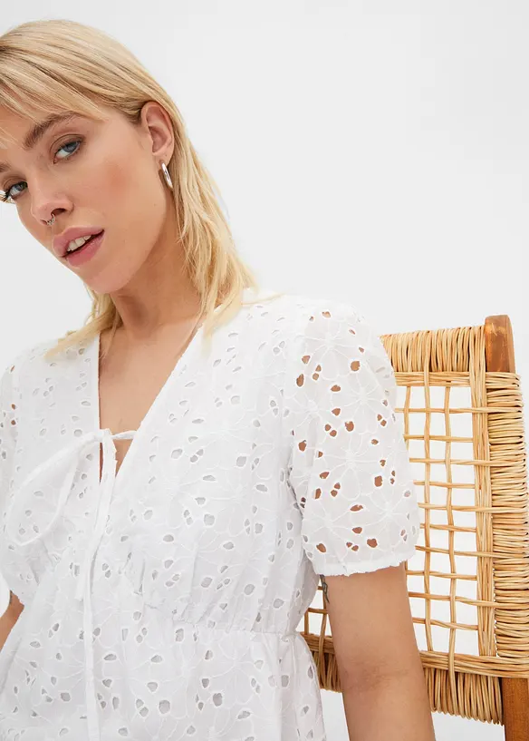 Robe en broderie anglaise, bonprix