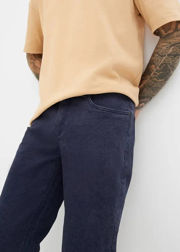 Bermuda long extensible, Loose Fit, bonprix