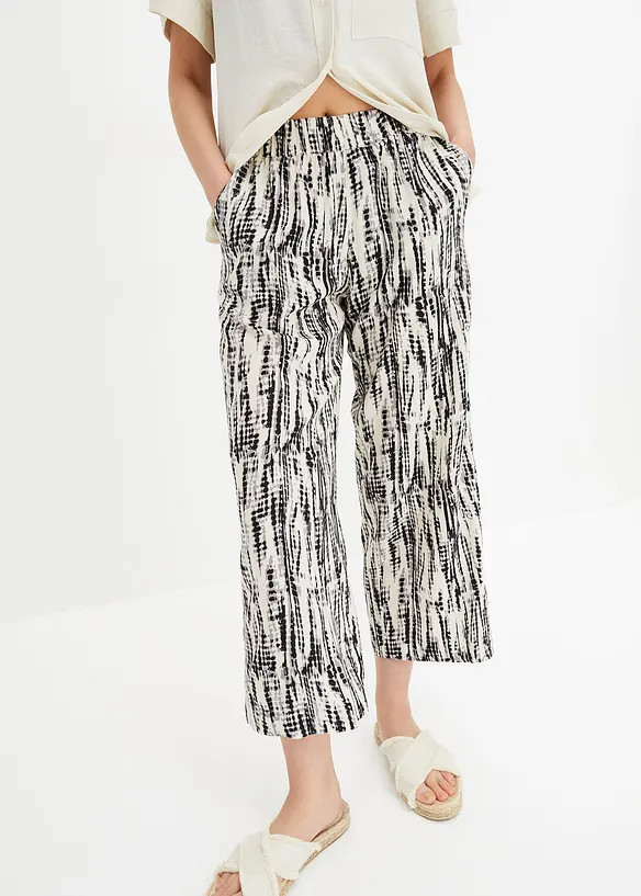 Schlupfhose aus fließender Viskose, bonprix