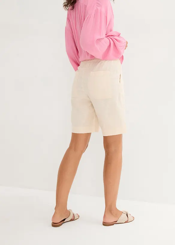 Bermuda aus Leinen-Viskose Mischung, bonprix