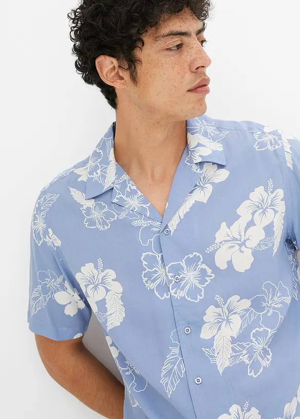 Chemise manches courtes en viscose, bonprix