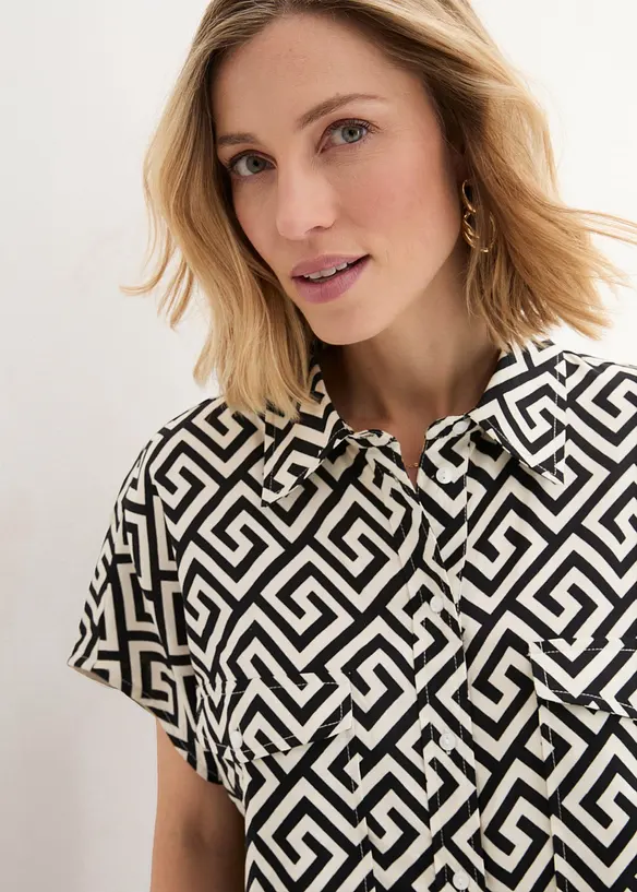 Bluse aus fließender Viskose, bonprix