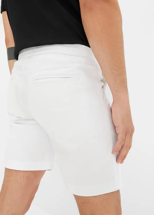 Short long extensible avec taille élastiquée, Regular Fit, bonprix