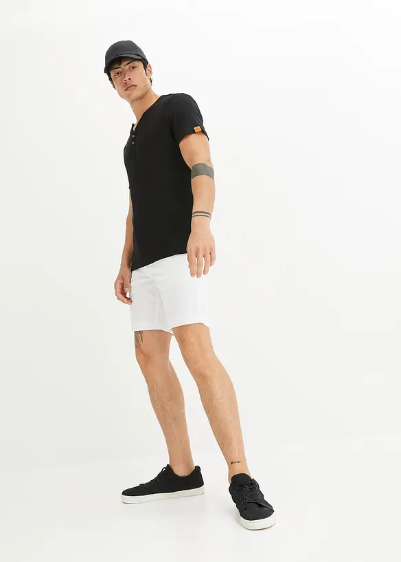 Short long extensible avec taille élastiquée, Regular Fit, bonprix