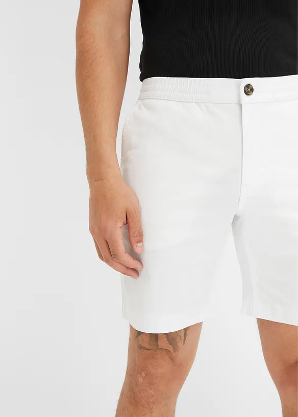 Short long extensible avec taille élastiquée, Regular Fit, bonprix
