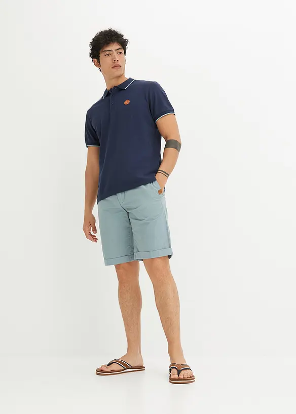 Polo en maille piquée 100% coton, bonprix