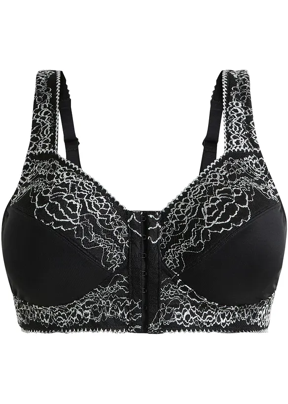 Soutien-gorge grand maintien sans armatures, fermé devant, bonprix
