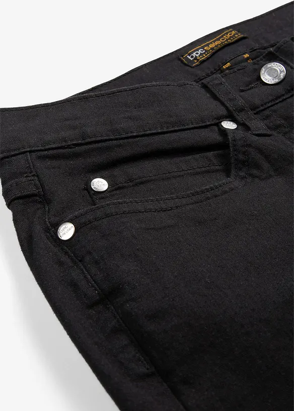 Slim-Fit-Jeans Mid Waist, Super Stretch, bonprix