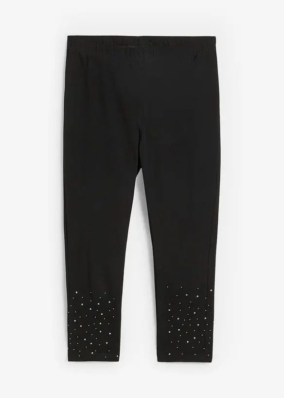 Legging 3/4 en coton extensible, bonprix