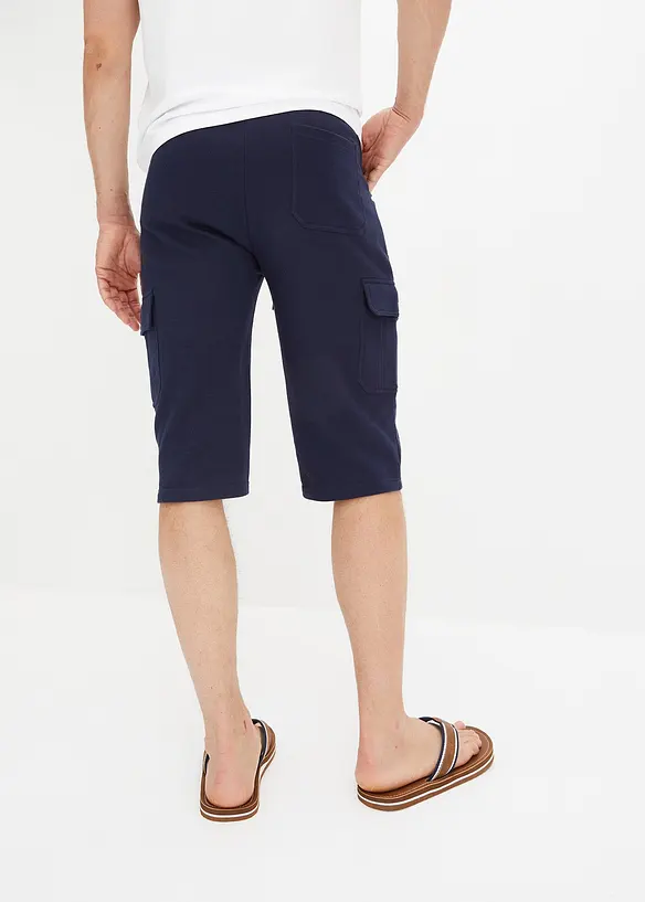 Bermuda long en molleton 100% coton, Regular, bonprix