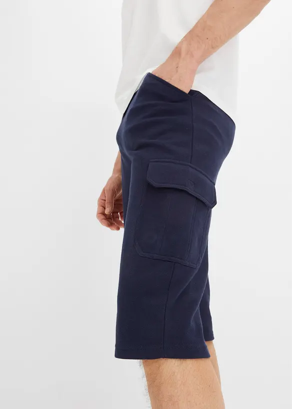 Bermuda long en molleton 100% coton, Regular, bonprix