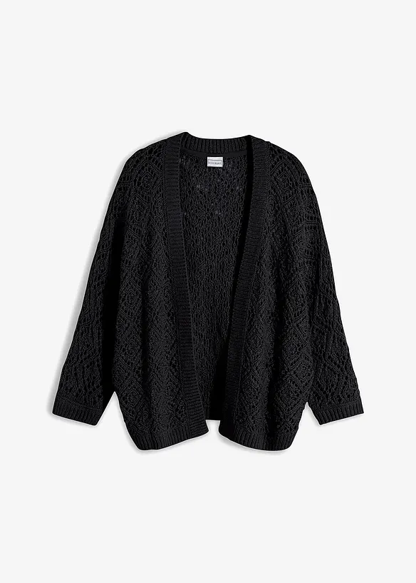Gilet en maille ajourée, bonprix