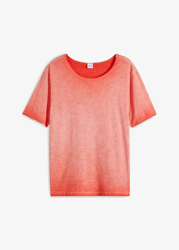 T-shirt 100% coton, aspect délavé, bonprix