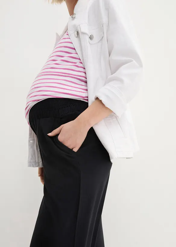 Jupe-culotte de grossesse ample en viscose douce, bonprix
