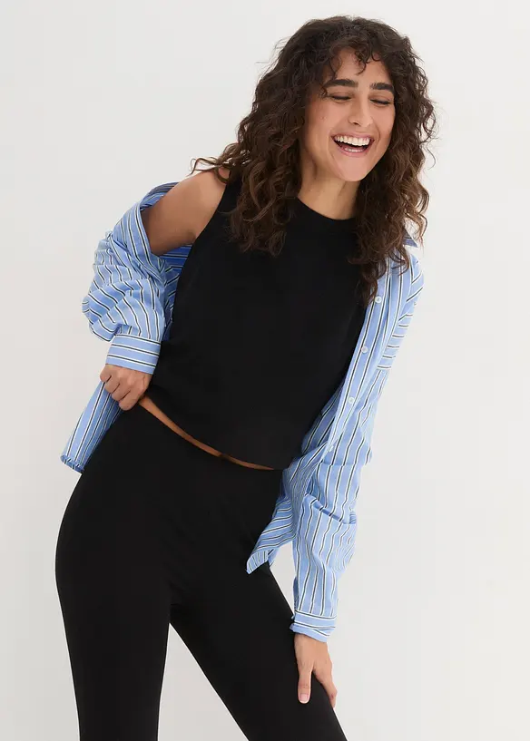 Lot de 2 leggings 100% coton, bonprix