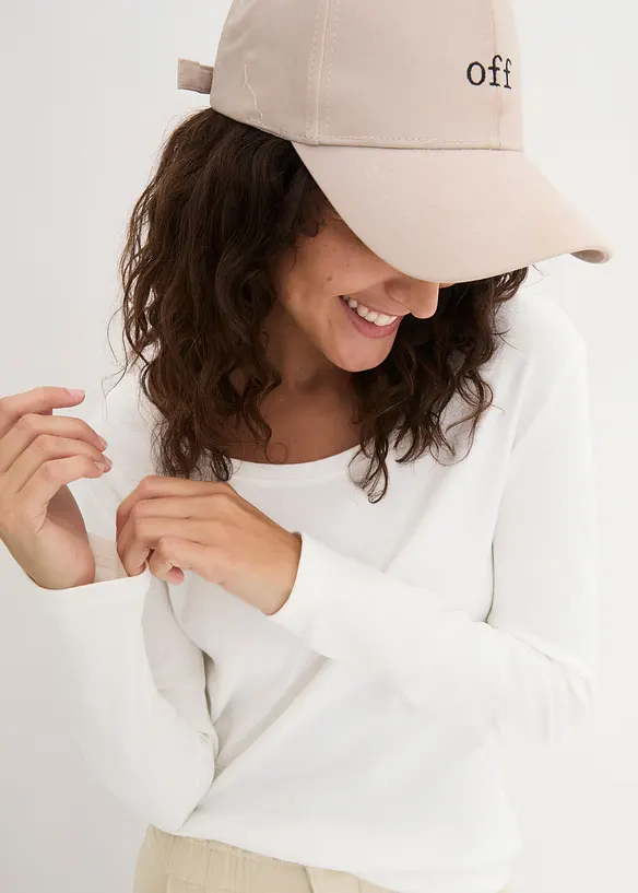 Langarmshirt aus reiner Bio-Baumwolle, bonprix