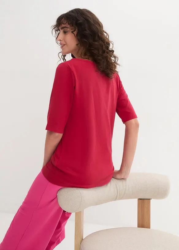 U-Boot-Ausschnitt-Shirt, bonprix