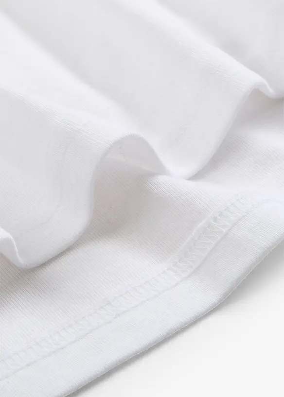 Lot de 3 tops à fines bretelles 100% coton, bonprix