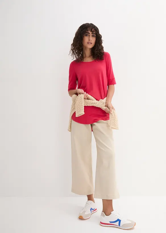 Long-Shirt aus softer Viskose, bonprix