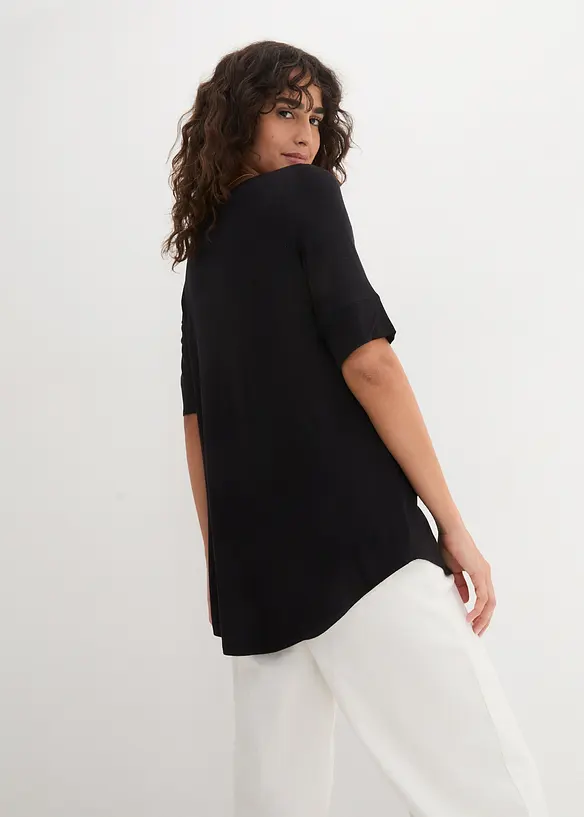 T-shirt long et doux, bonprix