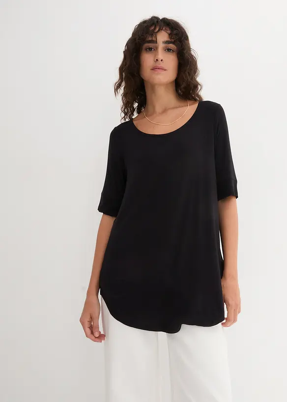T-shirt long et doux, bonprix