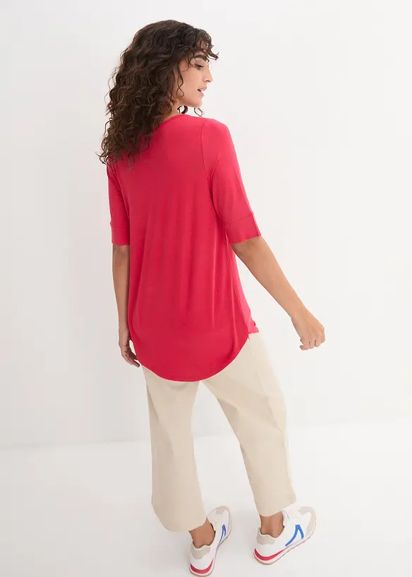 Long-Shirt aus softer Viskose, bonprix