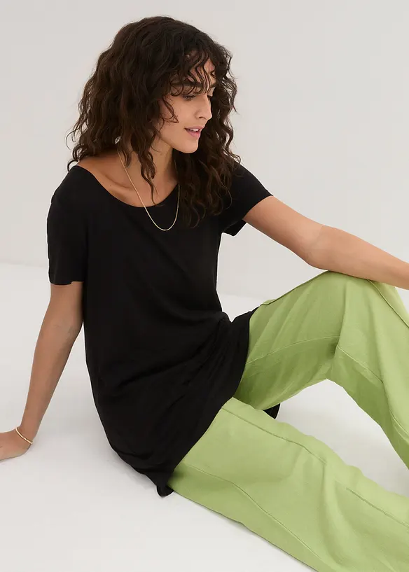 Longshirt aus softer Viskose, bonprix