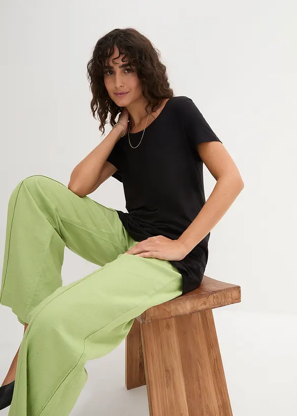 Longshirt aus softer Viskose, bonprix