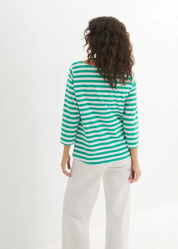 Shirt mit U-Boot-Ausschnitt, bonprix