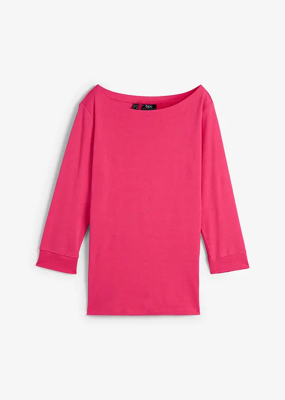 Langarmshirt aus reiner Bio-Baumwolle, bonprix