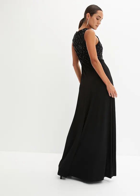 Robe de soirée brodée de sequins, bonprix