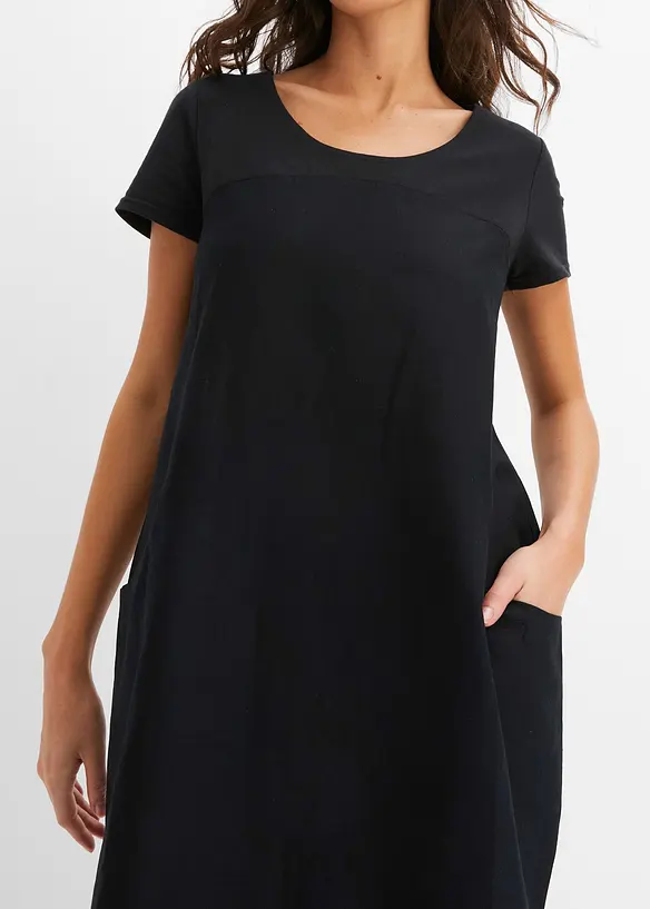 Kleid aus leichtem Leinen-Mix, bonprix