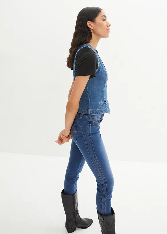 Stretch-Jeansweste, bonprix