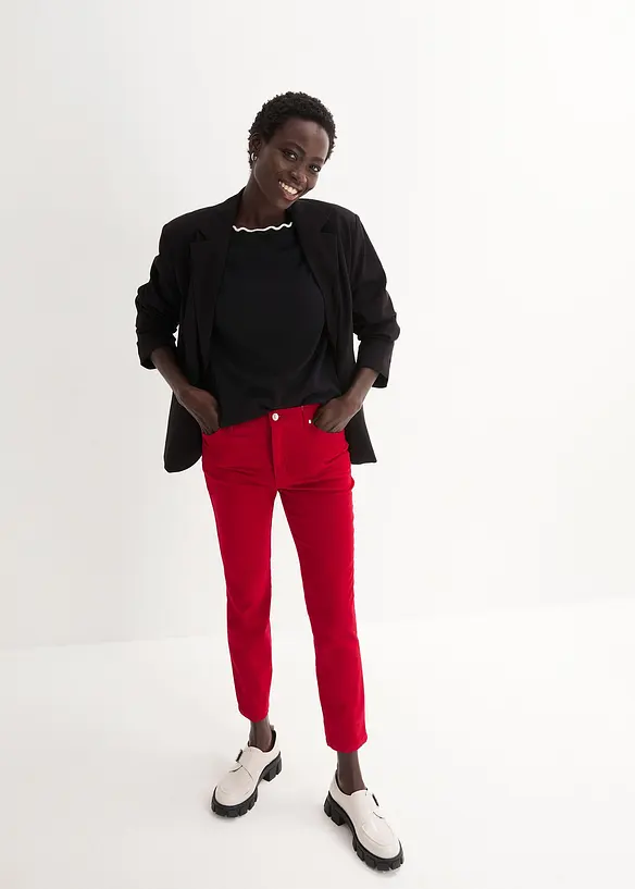 Pull en fine maille coton et soie, bonprix